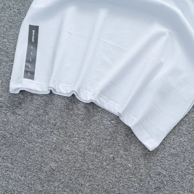 Футболка Palm Angels Painted Over "White/Violet" фото № 7