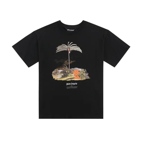 Футболка Palm Angels With Island Print "Black"