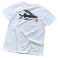 Футболка Patagonia Fish With Trident Back Print "White"