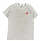 Футболка Comme des Garcons Play Red With Eyes "Gray"