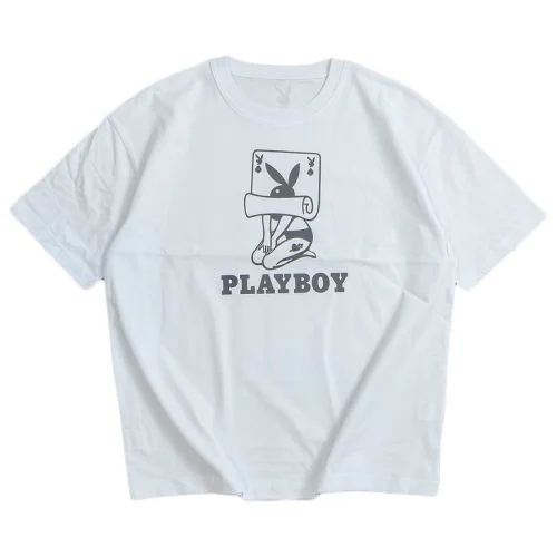 Футболка Playboy Playing Card Rabbit "White"
