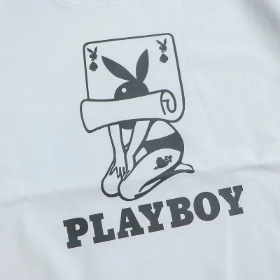 Футболка Playboy Playing Card Rabbit "White" фото № 5