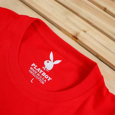Футболка Playboy Big Logo From Letters Front "Red" фото № 4