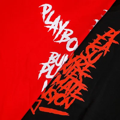 Футболка Playboy Big Logo From Letters Front "Red" фото № 7