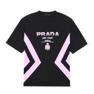 Футболка Prada With Mosaic Logo "Black"