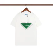 Футболка Prada Triangle Lettering "White"