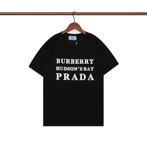 Футболка Prada Logo Burberry Hudson Bay "Black"