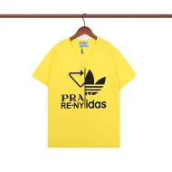 Футболка Prada X Adidas Half Logo "Yellow"