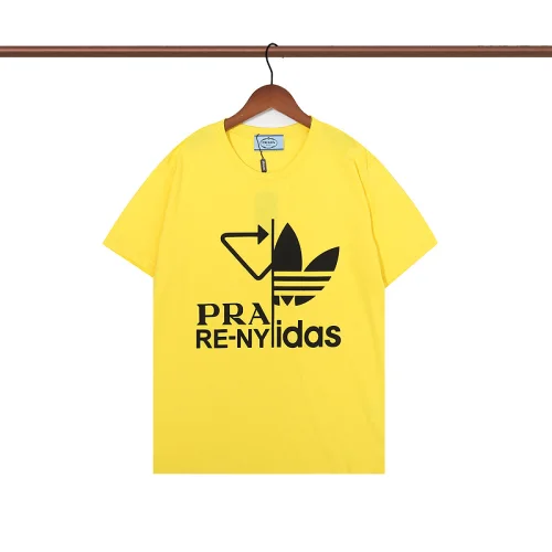 Футболка Prada X Adidas Half Logo "Yellow"