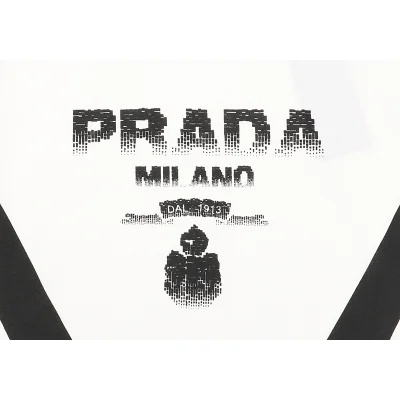 Футболка Prada Logo Made Of Cubes "White" фото № 2