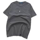 Футболка Ralph Lauren With Small Logo In The Center "Gray"