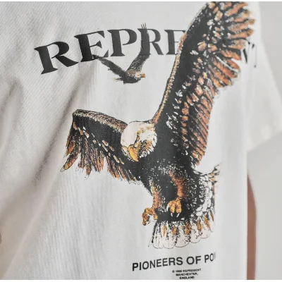 Футболка Represent Eagle-Print "White" фото № 5