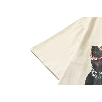 Футболка Represent Print With A Dog "Cream" фото № 4