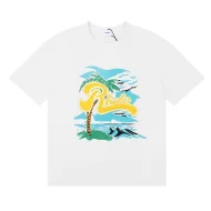 Футболка Rhude Palm Tree Yellow Frontside Logo "White"