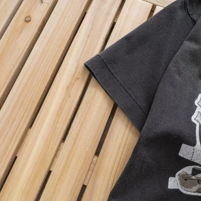 Футболка Saint Michael With Motorcycle Print "Black" фото № 9