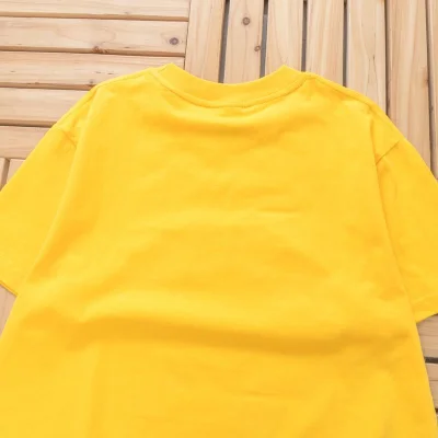 Футболка Sp5der Web And Logo Inscription "Yellow" фото № 7