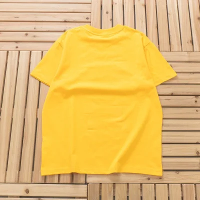 Футболка Sp5der Web And Logo Inscription "Yellow" фото № 2