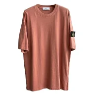 Футболка Stone Island Without Inscriptions But With Patch "Peach"