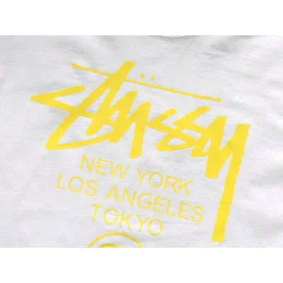 Футболка Stussy Bright Inscriptions And Logo "White" фото № 8