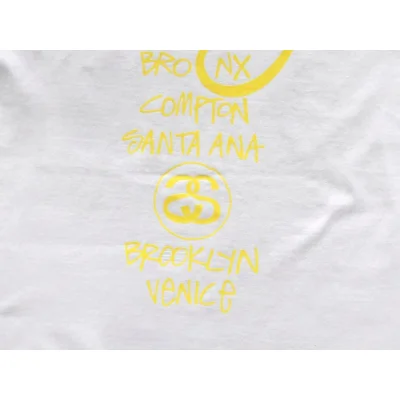 Футболка Stussy Bright Inscriptions And Logo "White" фото № 5