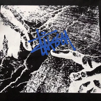 Футболка Stussy Logo Between Hands "Black" фото № 4