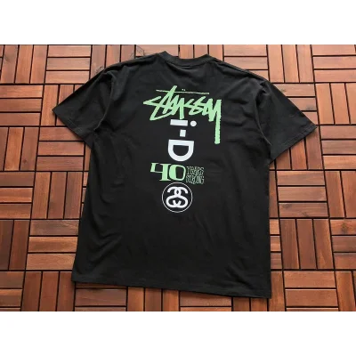Футболка Stussy Winking Man "Black" фото № 2