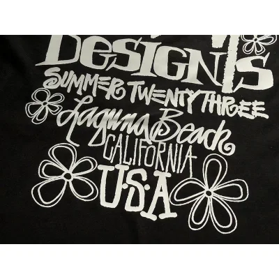 Футболка Stussy Inscription Designs Summer Twenty Three "Black" фото № 5