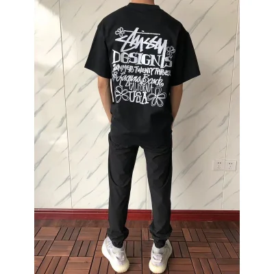 Футболка Stussy Inscription Designs Summer Twenty Three "Black" фото № 8