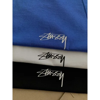 Футболка Stussy Inscriptions On The Back "Blue" фото № 4