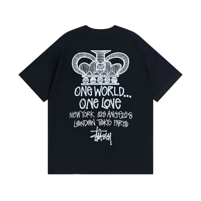 Футболка Stussy One World One Love "Black" фото № 2 Футболка Stussy One World One Love "Black" фото № 2