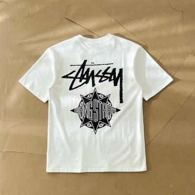 Футболка Stussy Gang Star "White" фото № 3