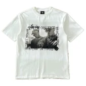 Футболка Stussy Gang Star "White"