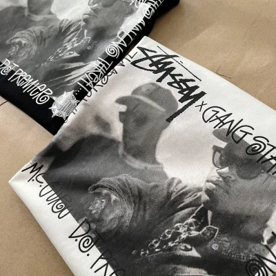 Футболка Stussy Gang Star "White" фото № 5