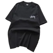 Футболка Stussy With Sculpture Print On The Back "Black"