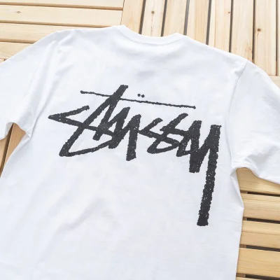 Футболка Stussy Large Logo "White" фото № 6 Футболка Stussy Large Logo "White" фото № 6