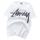 Футболка Stussy Large Logo "White"