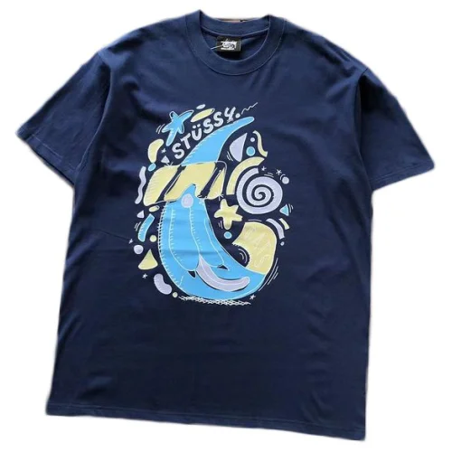 Футболка Stussy Sea Figures "Blue"