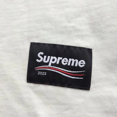 Футболка Supreme X Balenciaga Stripes Print "White" фото № 7