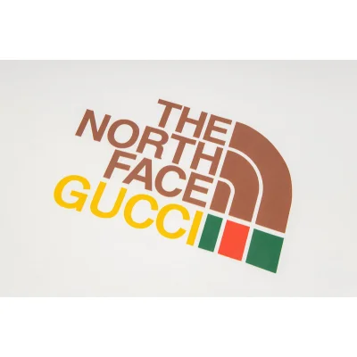 Футболка Gucci x The North Face Three Lines Print "White" фото № 3