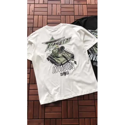 Футболка Trapstar Logo Inscription And Tank Print "White" фото № 2