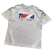 Футболка Trapstar Three Color Embroidered Logo Front "Gray"