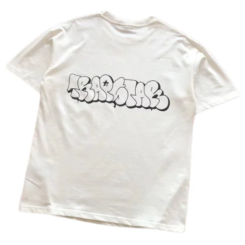 Футболка Trapstar Inscription From Rounded Letters With Star "White"