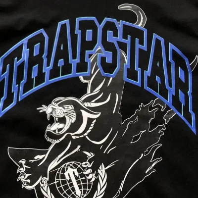 Футболка Trapstar Lettering And Animal "Black" фото № 6