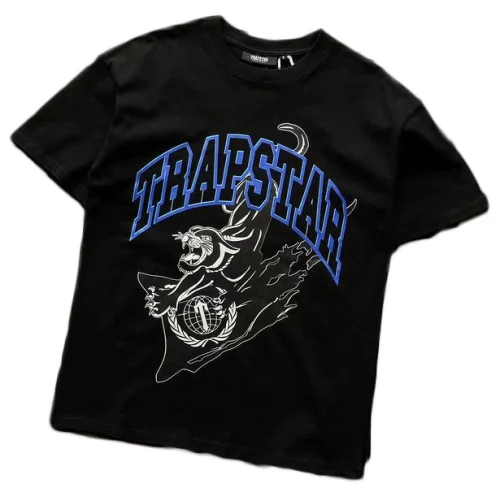 Футболка Trapstar Lettering And Animal "Black"