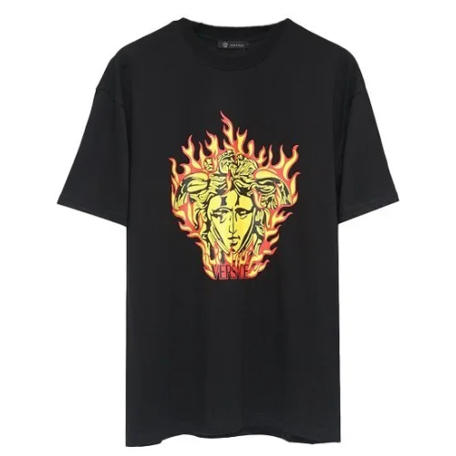 Футболка Versace Greece Fire "Black"