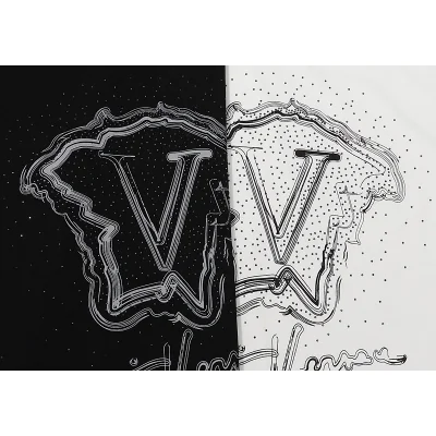 Футболка Versace Speckles "Black" фото № 2