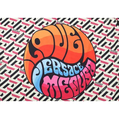 Футболка Versace Bright Emblem "White/Black" фото № 6