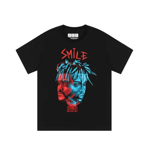 Футболка Vlone Smile V999 Two-Faces "Black"