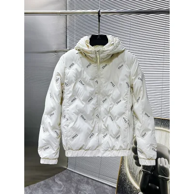 Пуховик Christian Dior Logos "White" фото № 2 Пуховик Christian Dior Logos "White" фото № 2