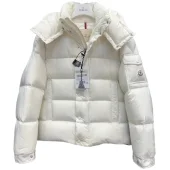 Пуховик Moncler Vezere Hooded Flanelle "White"